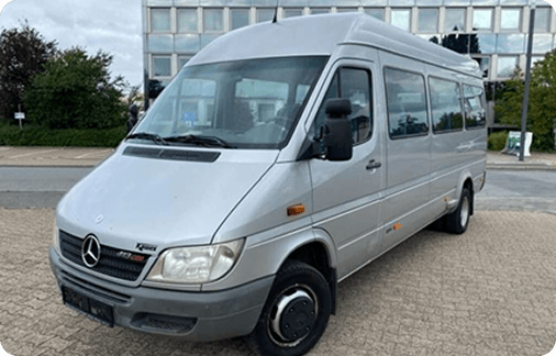 Supply van used to transport aid into Ukraine